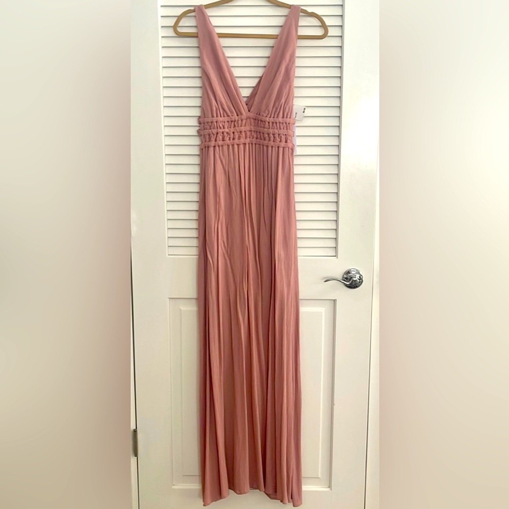 Perfect for summer Nordstrom rose colored maxi dress!